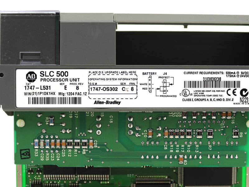 Allen Bradley SLC 500 Processor Unit 1747-L531 Ser. E *Tested*