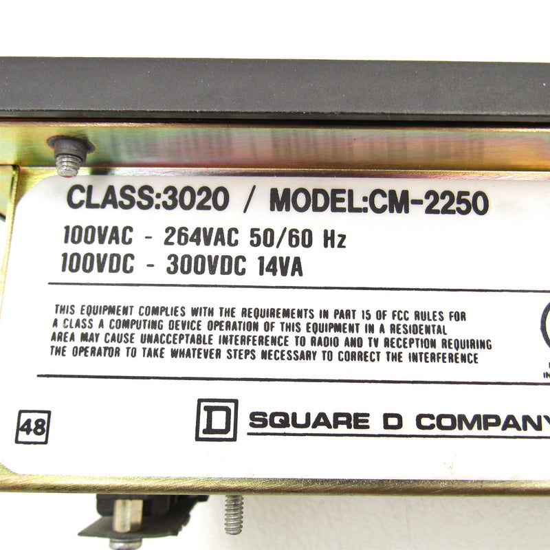 Square D PowerLogic Digital Circuit Monitor CM-2250 *Tested*