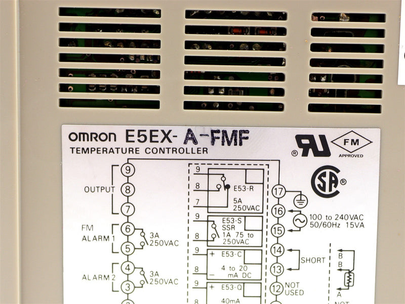 Omron Temperature Controller E5EX-A-FMF *New Open Box*