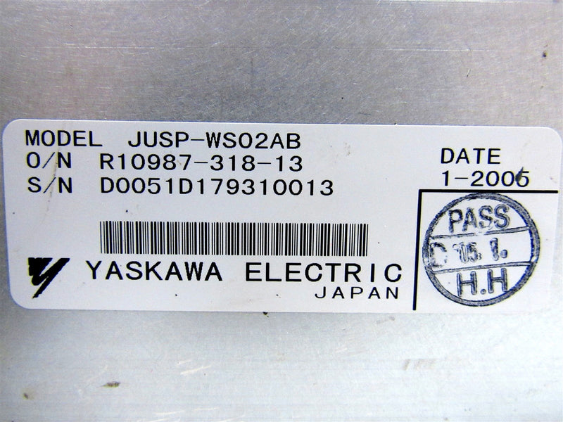 Yaskawa Servo Amplifier JUSP-WS02AB *New In Box*