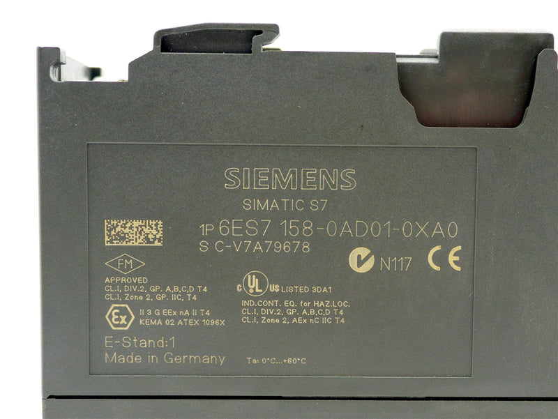 Siemens Simatic S7 6ES7 158-0AD01-0XA0 *New No Box*