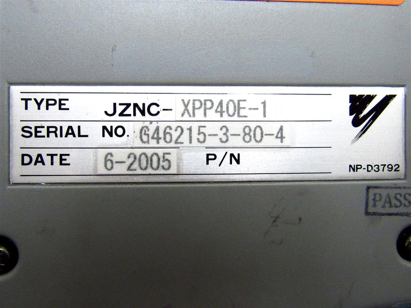Yasnac XRC Teach Pendant JZNC-XPP40E-1