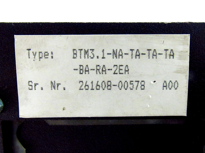 Indramat Operator Panel Control Controller BTM3.1-NA-TA-TA-TA-BA-RA-2EA