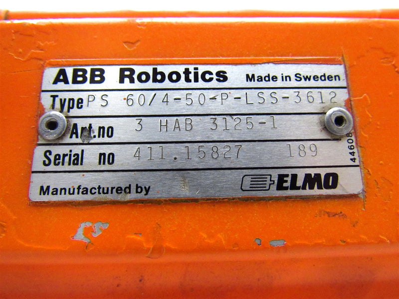 ABB Elmo Servo Motor PS 60/4-50-P-LSS-3612 *Tested*