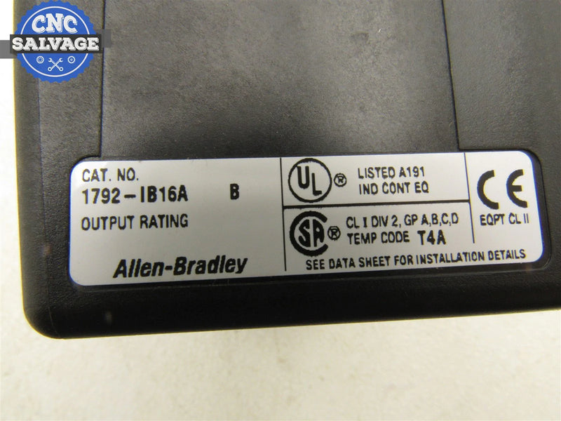 Allen Bradley Armor Block I/O Module 1792-IB16A Ser. B *New In Box*