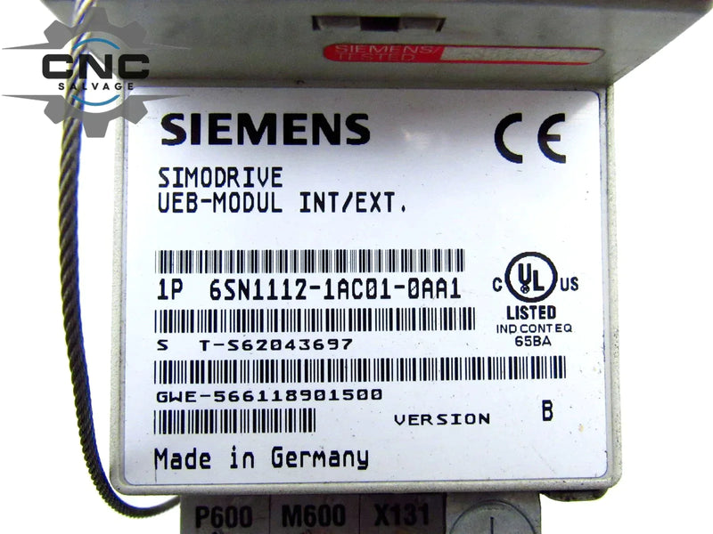 Siemens Simodrive 6SN1112-1AC01-0AA1