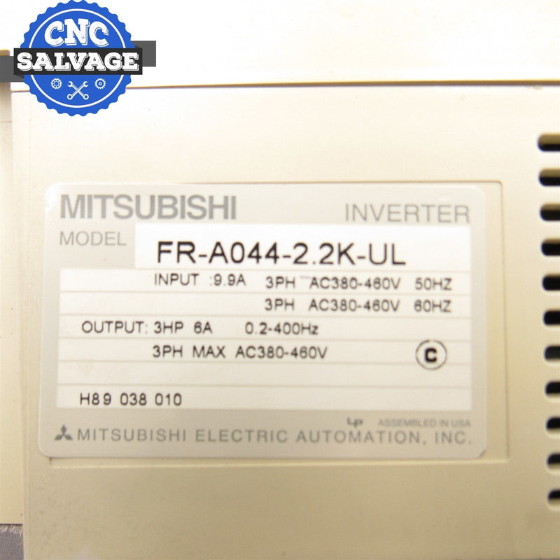 Mitsubishi Parameter Drive Unit FR-A044-2.2K-UL