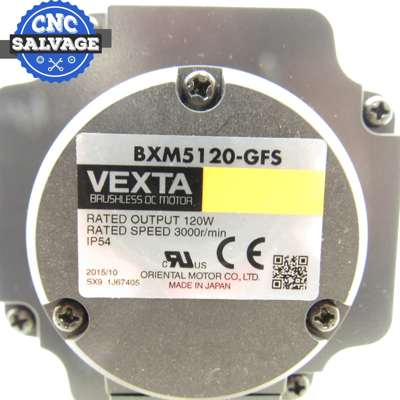 Oriental Motor Vexta Gear Head Motor GFS5G50 BXM5120-GFS