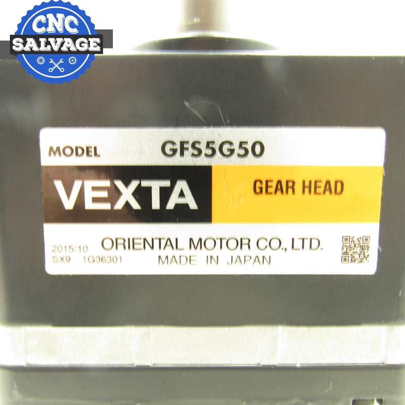 Oriental Motor Vexta Gear Head Motor GFS5G50 BXM5120-GFS