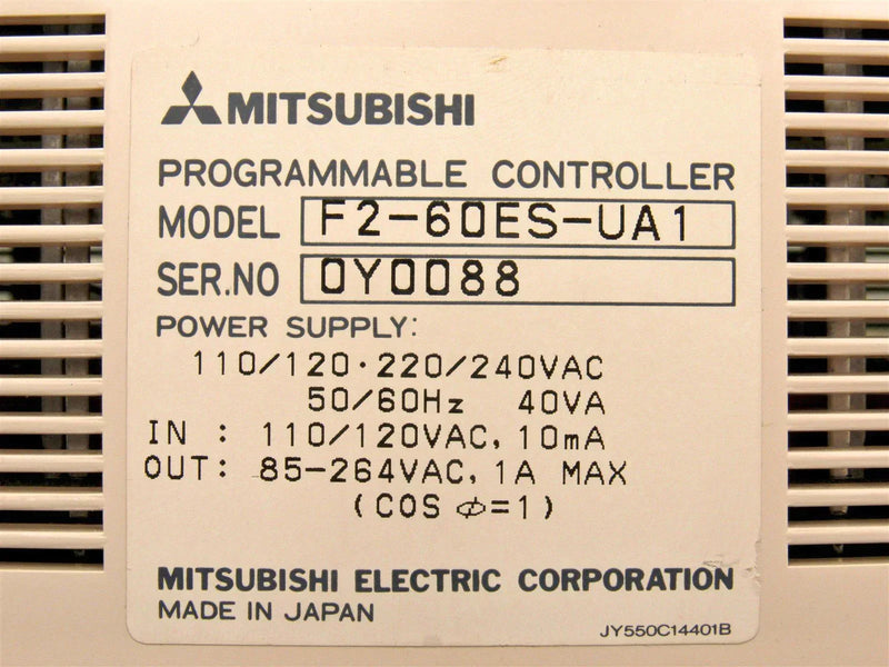 Mitsubishi F2-60E Programmable Controller F2-60ES-UA1 *New No Box*