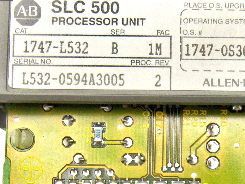Allen Bradley SLC 500 Processor Unit 1747-L532 Ser. B