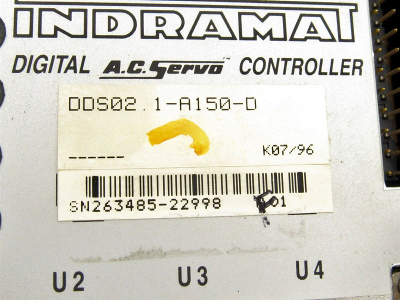 Indramat AC Servo Drive Controller DDS02.1-A150-D