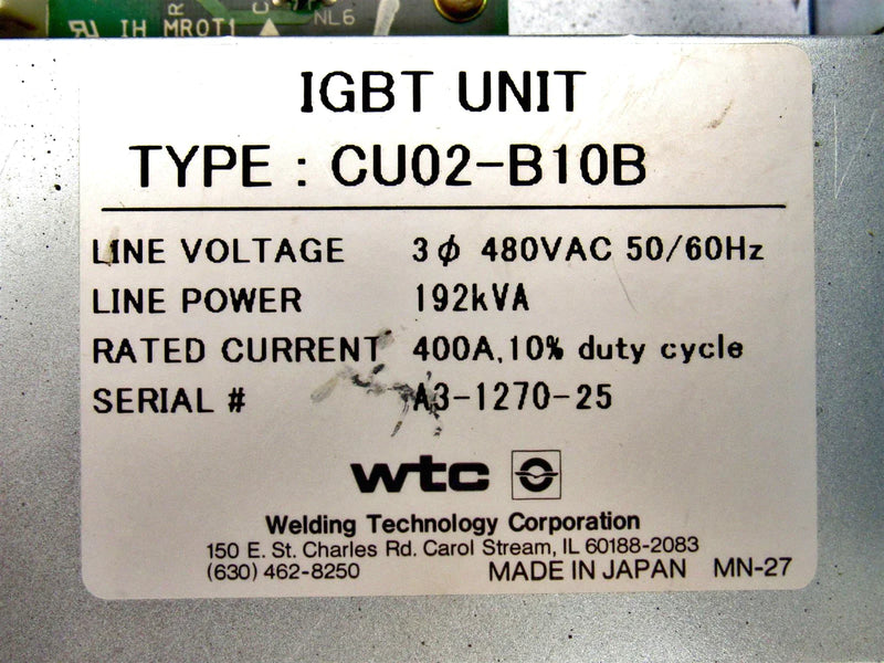 WTC IGBT Unit CU02-B10B