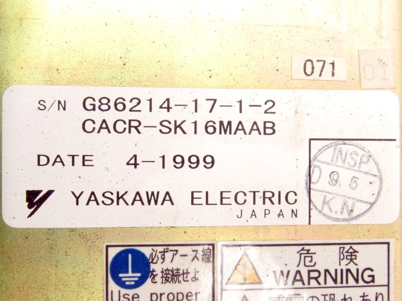 Yaskawa Servo Drive CACR-SK16MAAB