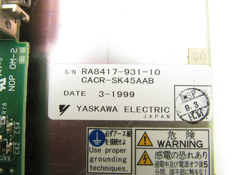 Yaskawa Robot Controller Servo Pack CACR-SK45AAB