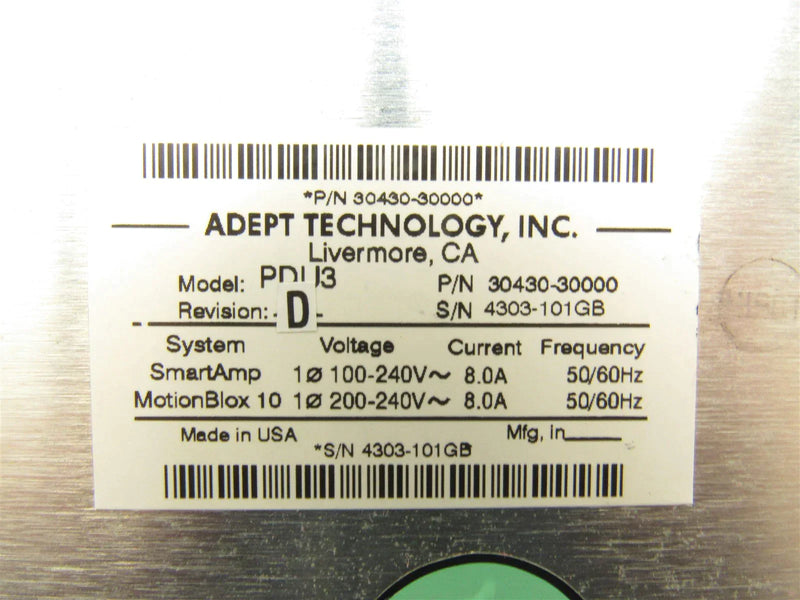 Adept Technologies SmartAmp MotionBlox 10 Power Unit PDU3