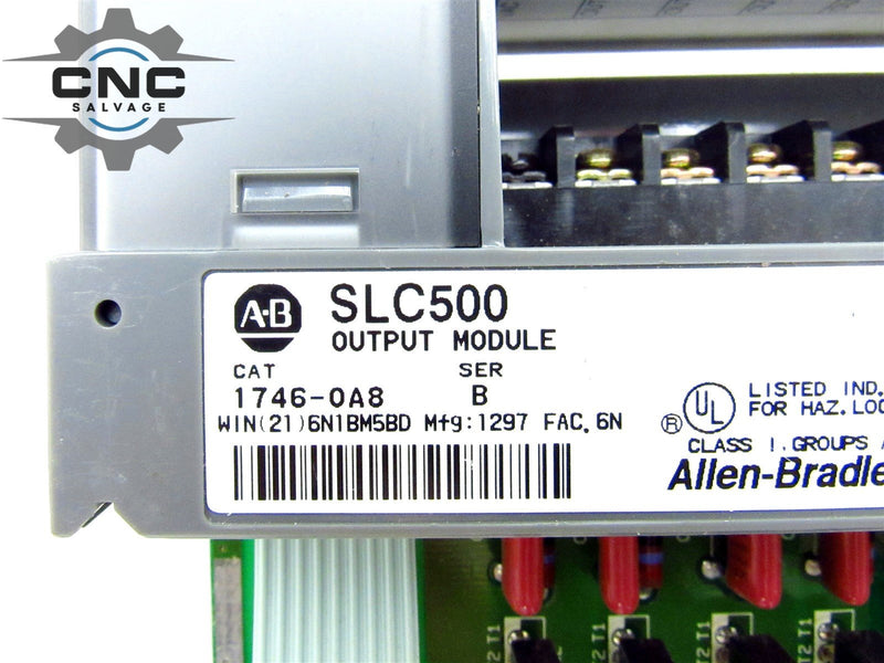 Allen Bradley SLC500 Output Module 1746-OA8 Ser. B *Tested*