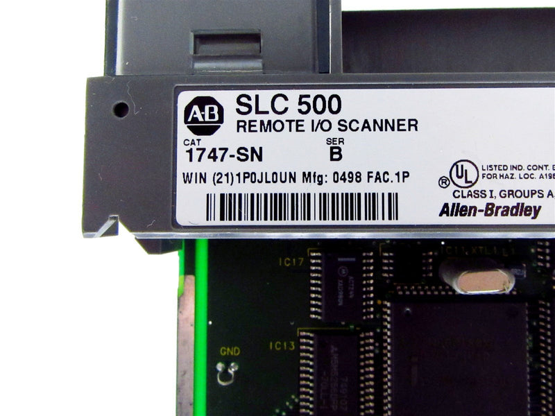 Allen Bradley SLC500 Remote I/O Scanner 1747-SN Ser. B