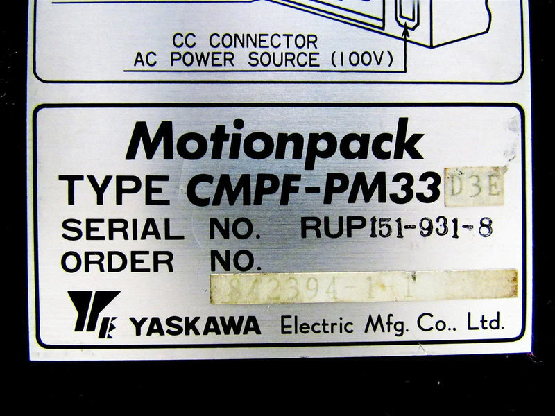 Yaskawa Motionpack-33 Programmer CMPF-PM33D3E