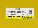 Fanuc AID16L PLC Module A03B-0819-C114 *Missing Door Cover*
