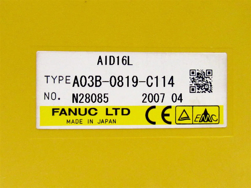Fanuc AID16L PLC Module A03B-0819-C114 *Missing Door Cover*