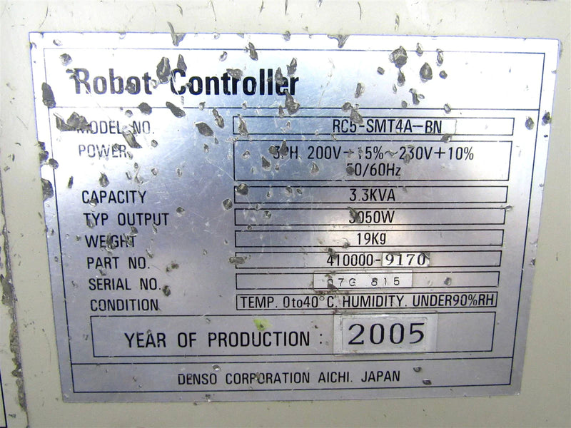 Denso Robot Controller RC5-SMT4A-BN