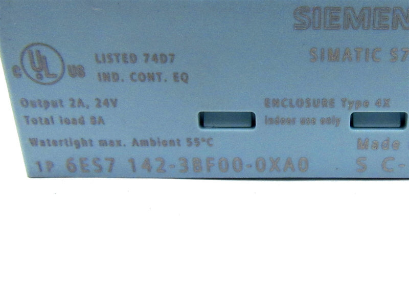 Siemens Compact Simatic S7 BASIC Module 6ES7142-3BF00-0XA0 *New Open Box*