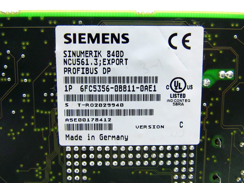 Siemens Sinumerik Numeric Controller Card 6FC5356-0BB11-0AE1