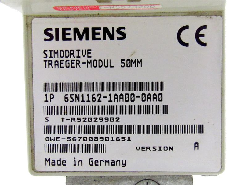 Siemens Simodrive Traeger-Modul 6SN1162-1AA00-0AA0