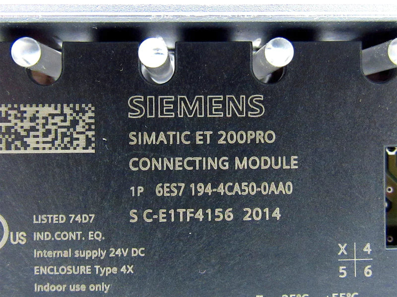 Siemens Simatic ET 200PRO Connecting Module 6ES7194-4CA50-0AA0 *New Open Box*