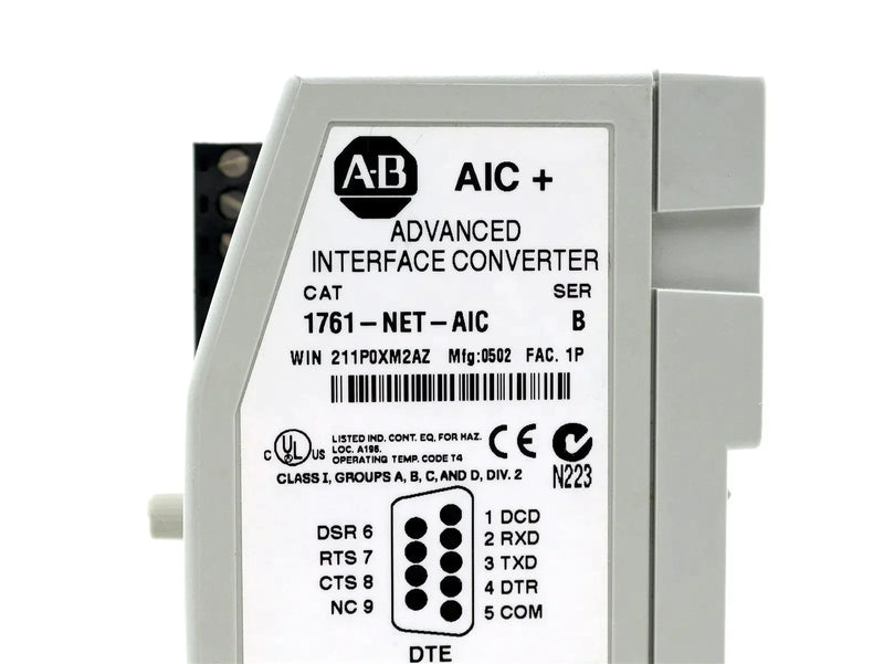 Allen Bradley Advance Interface Converter 1761-NET-AIC Ser. B
