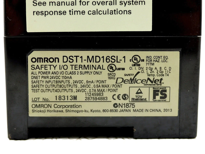 Omron Safety I/O Terminal DST1-MD16SL-1