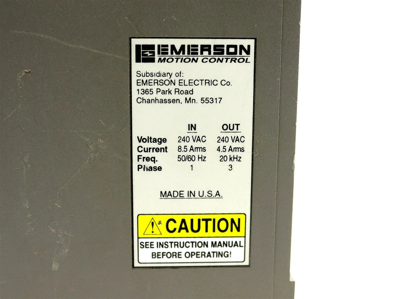 Emerson Motion Control Digital Servo Drive EN-204-05-000 *Damaged Corner*