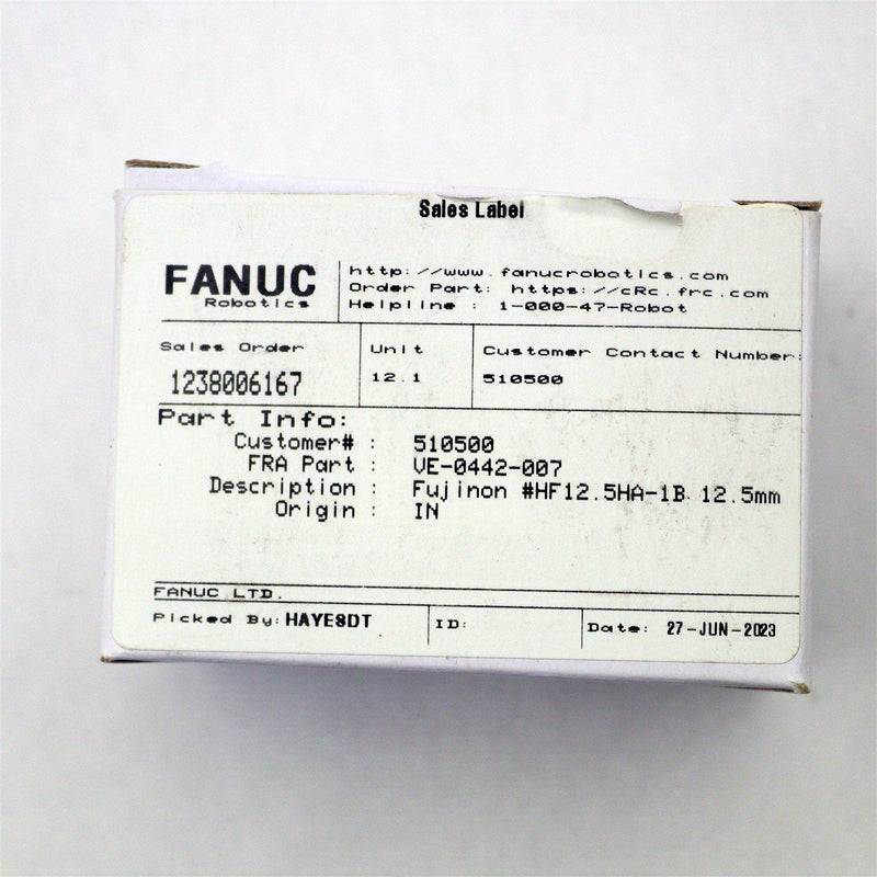 Fanuc Fujinon Lens