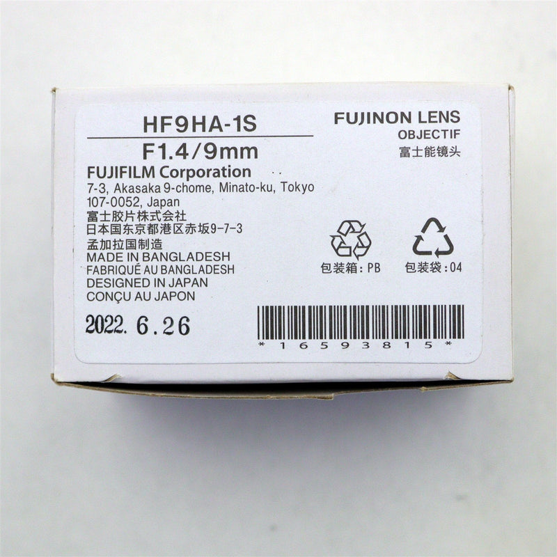 FANUC FUJI 9mm Lens with Lock HF9HA-1S LENSO000000012O