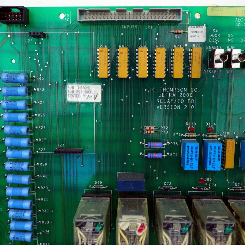 O.THOMPSON CO. ULTRA 2000 RELAY/IO BOARD VERSION 2 M00241