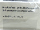 Festo Soft Start/ Quick Exhaust Valve MS6-SV-1/2-E-10V24-S0MP1