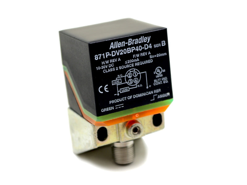 Allen Bradley Inductive Proximity Sensor 871P-DV20BP40-D4 Ser. B *New Open Bag*