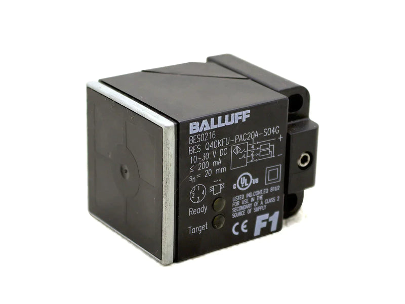 BALLUFF Inductive Sensor 10-30 V DC BES0216 BES Q40KFU-PAC20A-S04G
