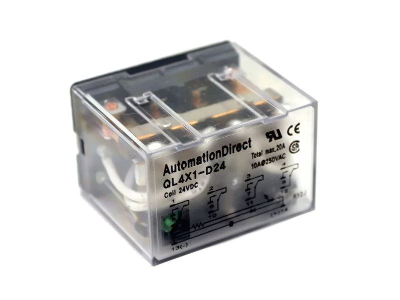 Automation Direct Coil Relay QL4X1-D24 *New Open Box*