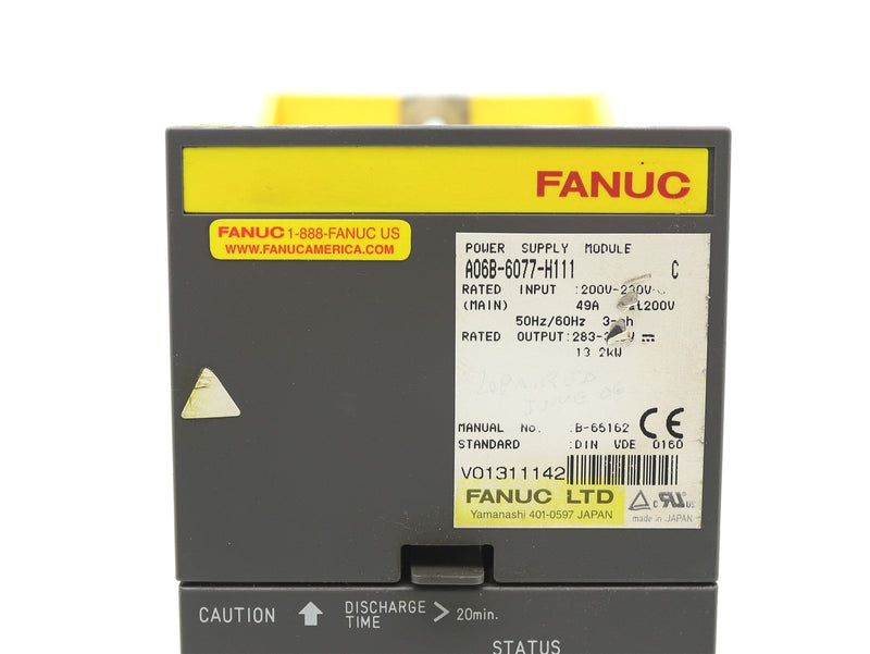 Fanuc Servo Power Supply Module A06B-6077-H111