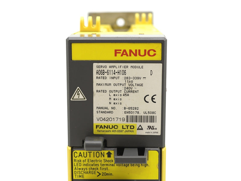 Fanuc Servo Amplifier Module A06B-6114-H106 Ser. D
