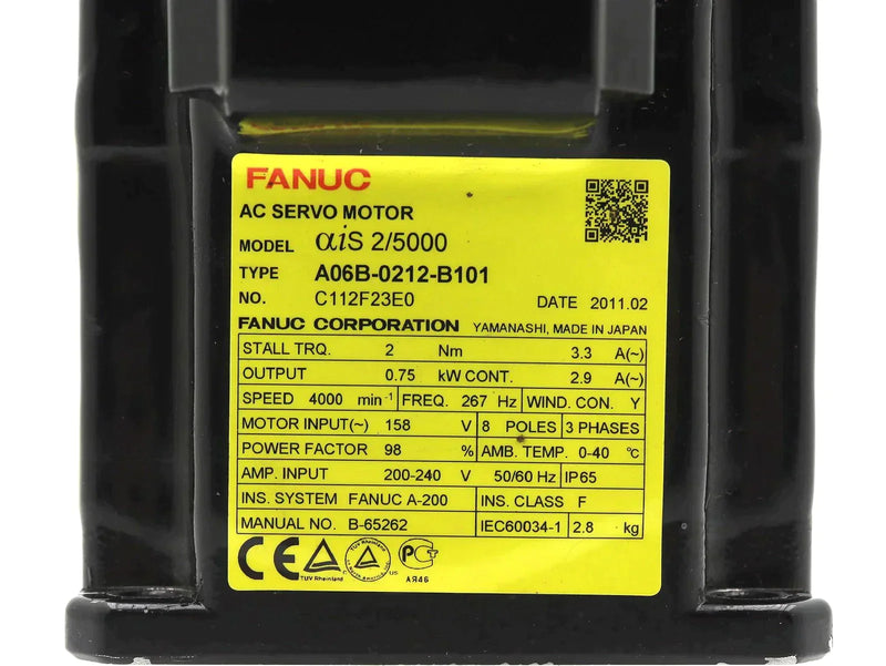 Fanuc Servo Motor A06B-0212-B101