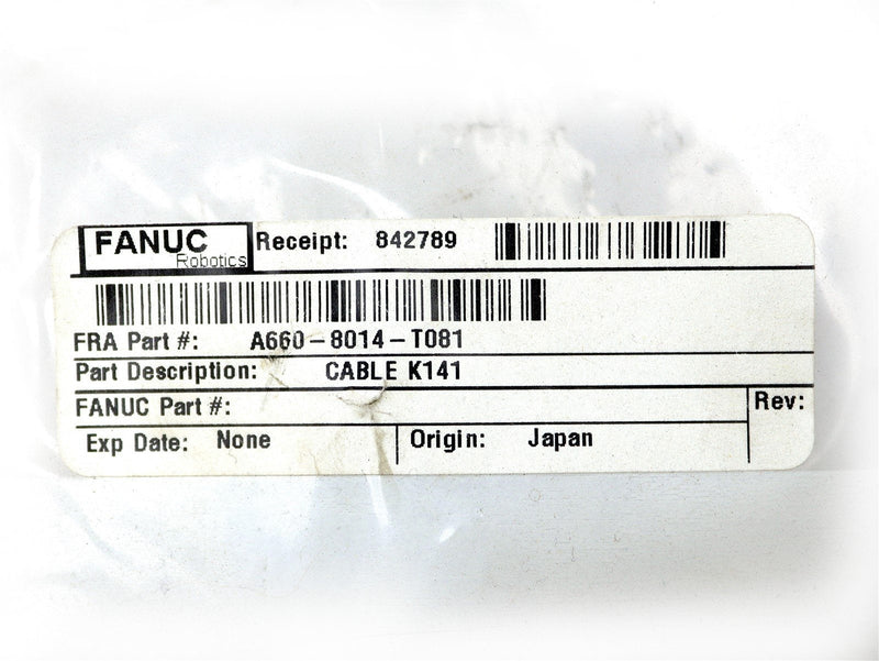 Fanuc Cable K141 A660-8014-T081 *New Open Bag*