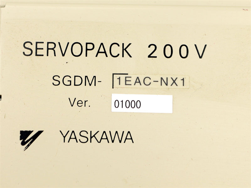Yaskawa Servopack 200V SGDM-1EAC-NX1