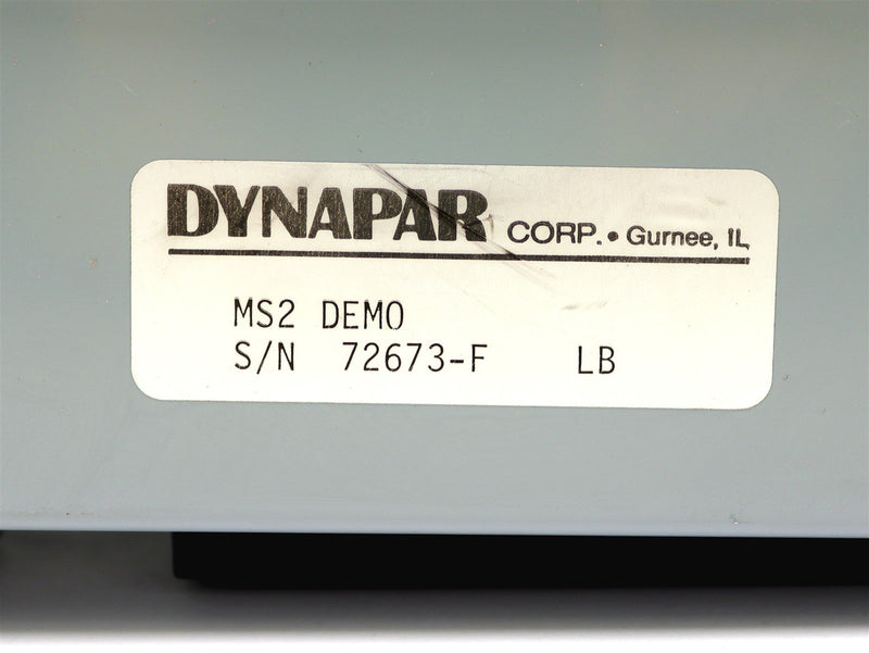 Dynapar Max Speed 2 Controller MS2DEMO