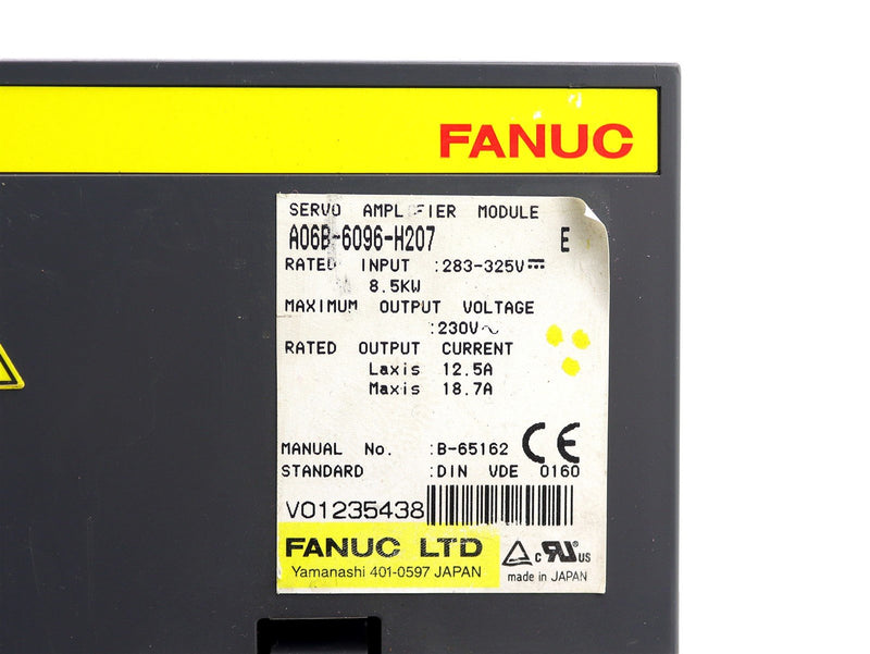 Fanuc Servo Amplifier A06B-6096-H207
