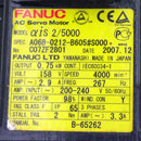 Fanuc AC Servo Motor AIS 2/5000 A06B-0212-B605