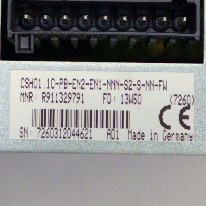 Rexroth Drive Controller R911329791 CSH01.1C-PB-EN2-EN1-NNN-S2-S-NN-FW
