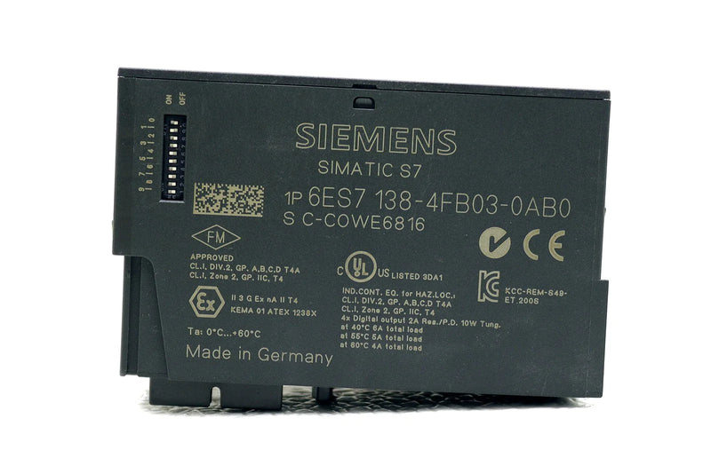 Siemens Simatic S7 Fail-Safe Digital Output 6ES7138-4FB03-0AB0